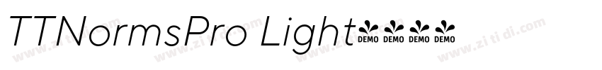 TTNormsPro Light字体转换
